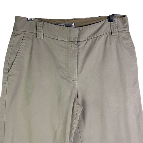 JCrew Khaki Color Pants with Warmth Liner Womens Size 4 - Picture 2 of 9